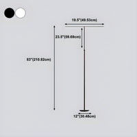 Floor Lamp Metal Tube Modern Design | Carivo