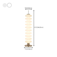 Floor Lamp Metal with Geometric Shade Modern Interior | Silvion