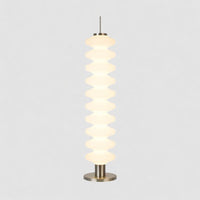 Floor Lamp Metal with Geometric Shade Modern Interior | Silvion