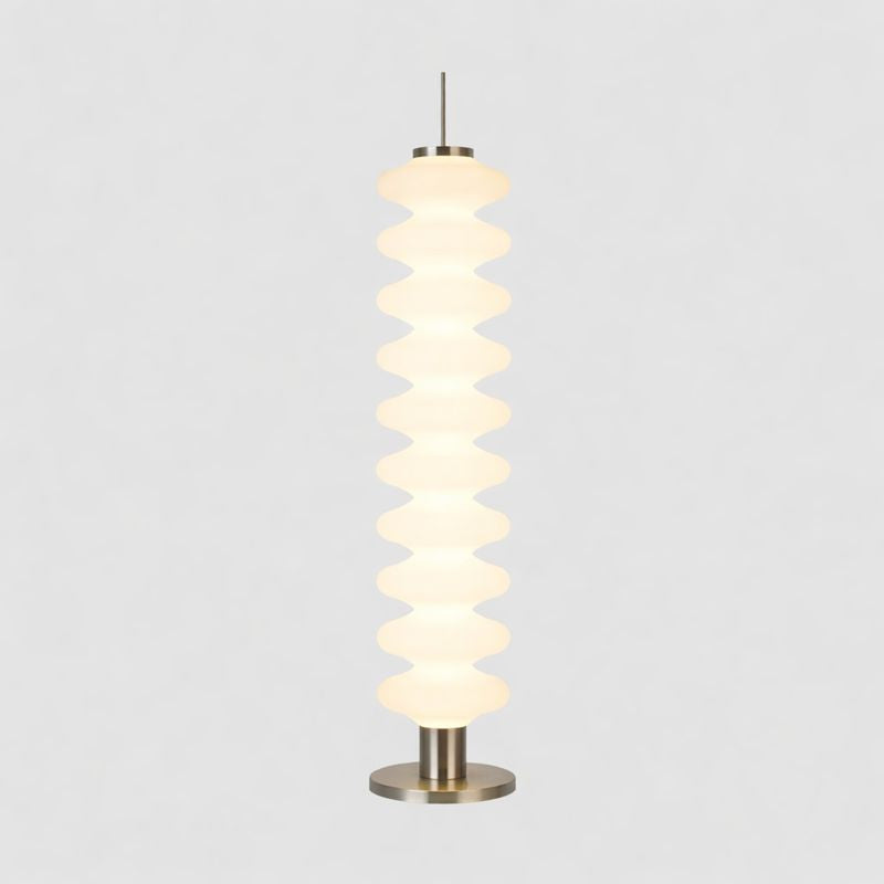 Floor Lamp Metal with Geometric Shade Modern Interior | Silvion