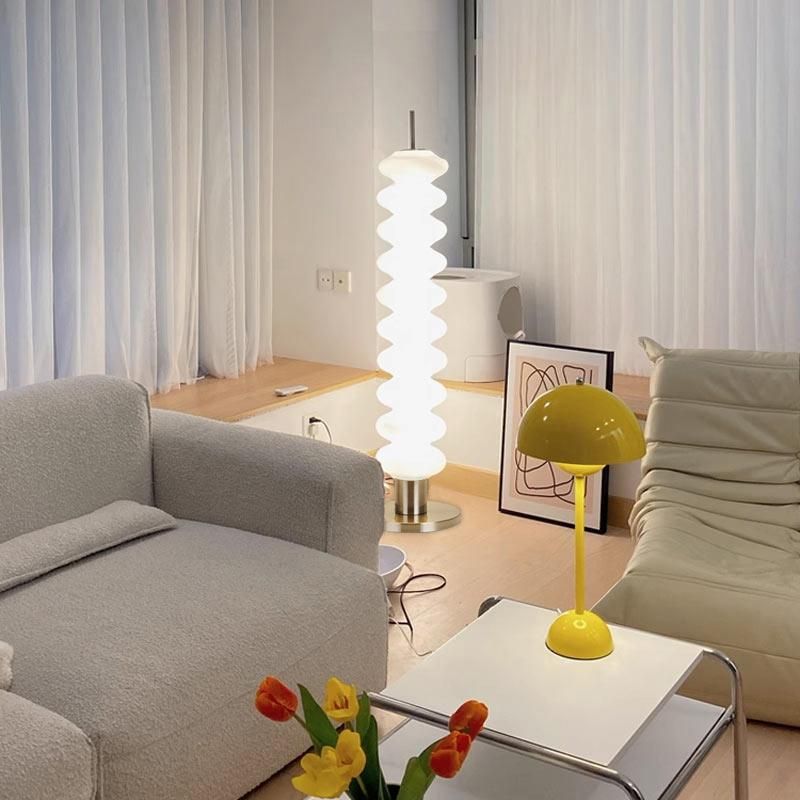 Floor Lamp Metal with Geometric Shade Modern Interior | Silvion