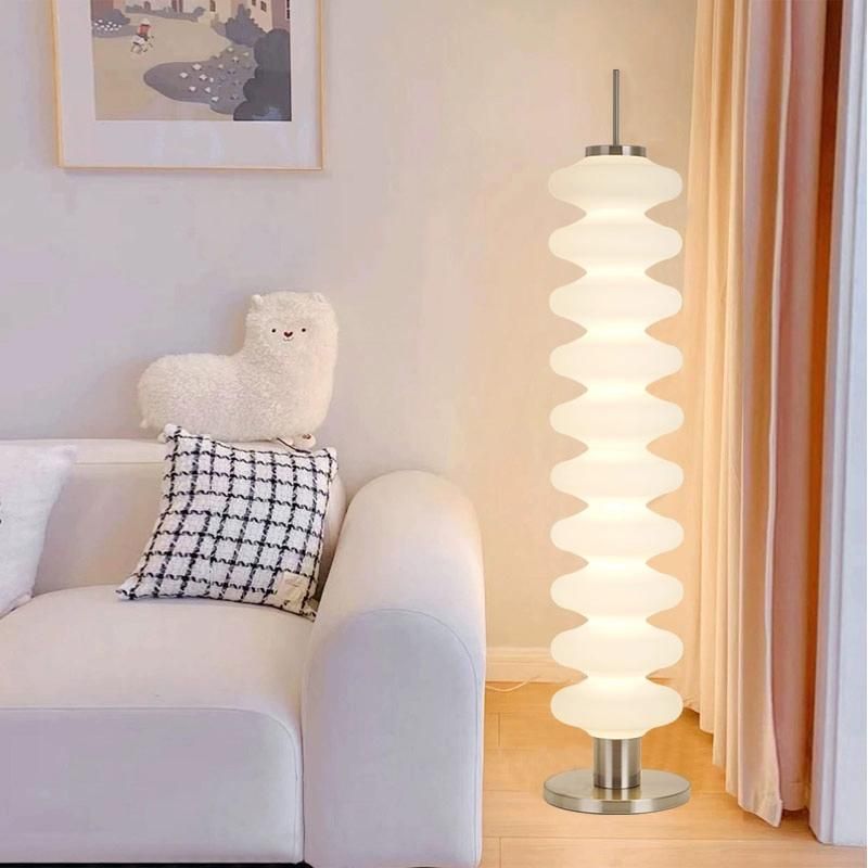 Floor Lamp Metal with Geometric Shade Modern Interior | Silvion
