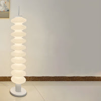Floor Lamp Metal with Geometric Shade Modern Interior | Silvion