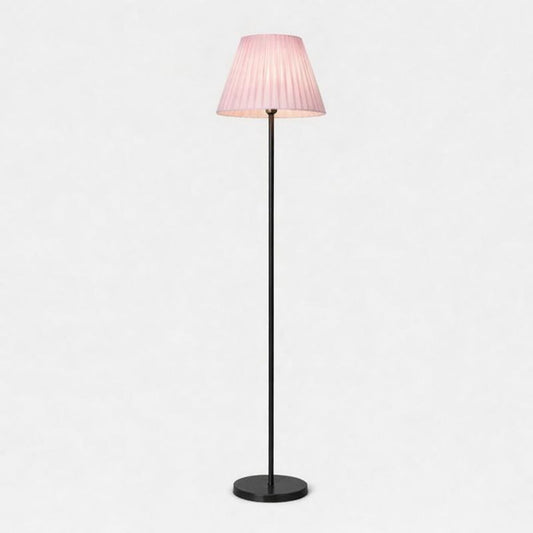 Floor Lamp Metal with Textile Shade Modern Interior | Porvax
