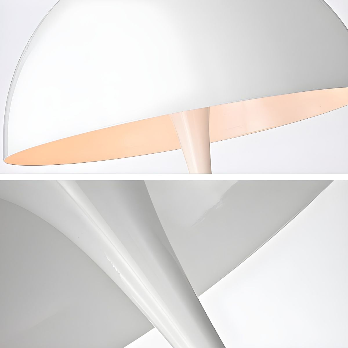 Floor Lamp Metal with White Dome Shade Modern Interior | Narvila