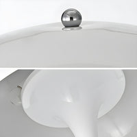 Floor Lamp Metal with White Dome Shade Modern Interior | Narvila