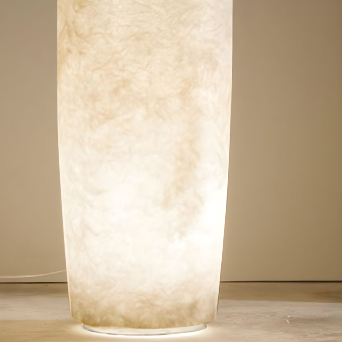 Floor Lamp Resin Shade LED Ambient Light Modern | Macorin
