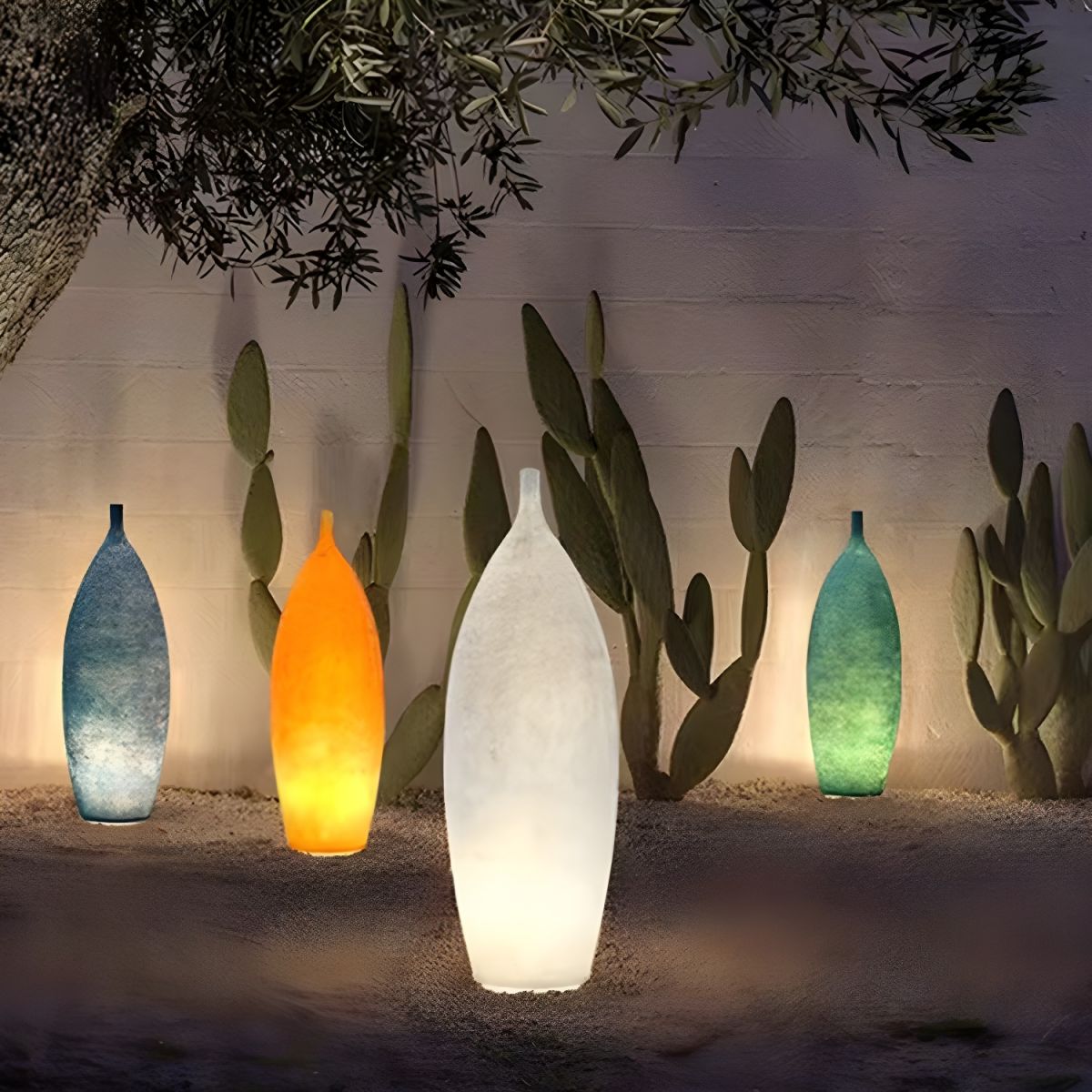 Floor Lamp Resin Shade LED Ambient Light Modern | Macorin