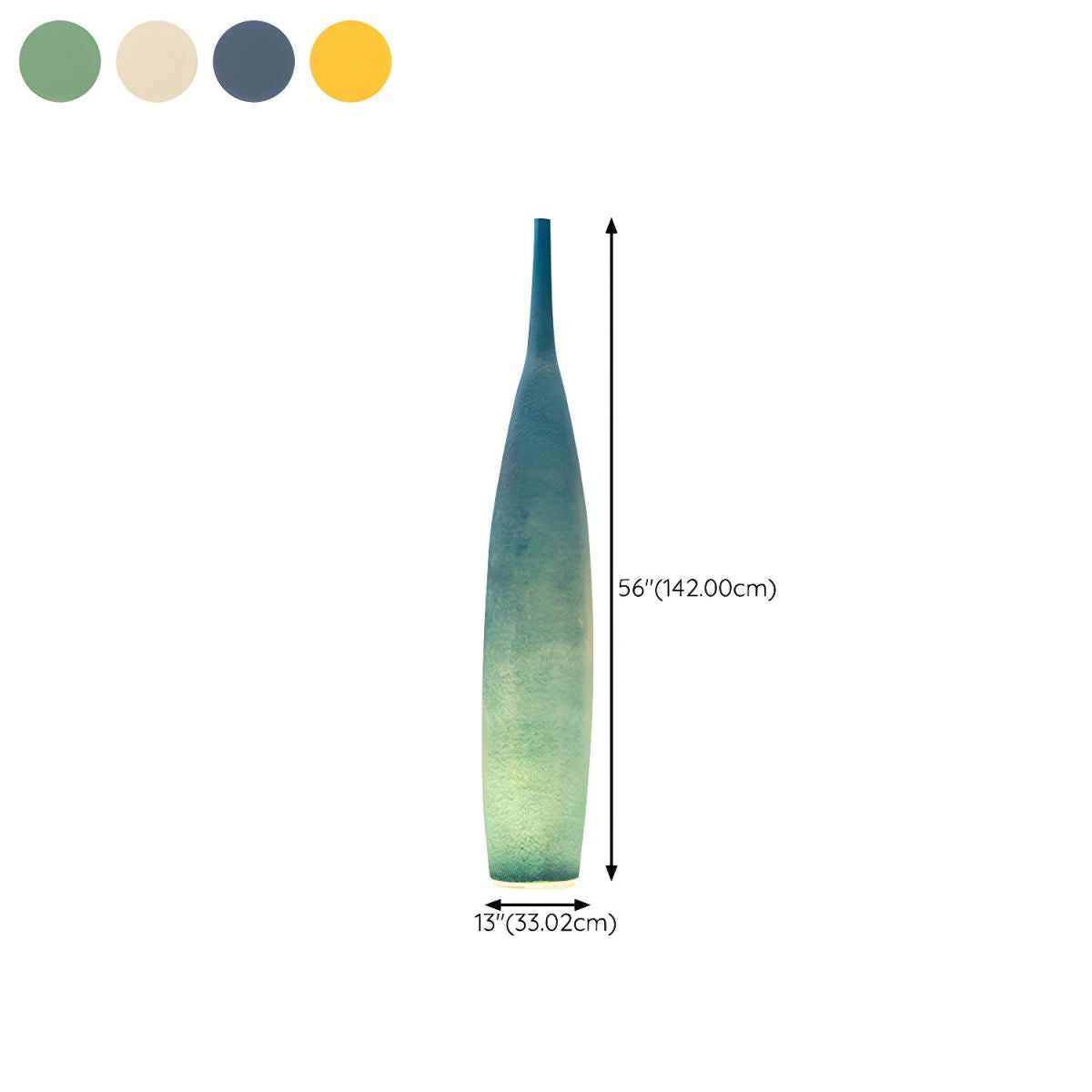 Floor Lamp Resin Shade LED Ambient Light Modern | Macorin