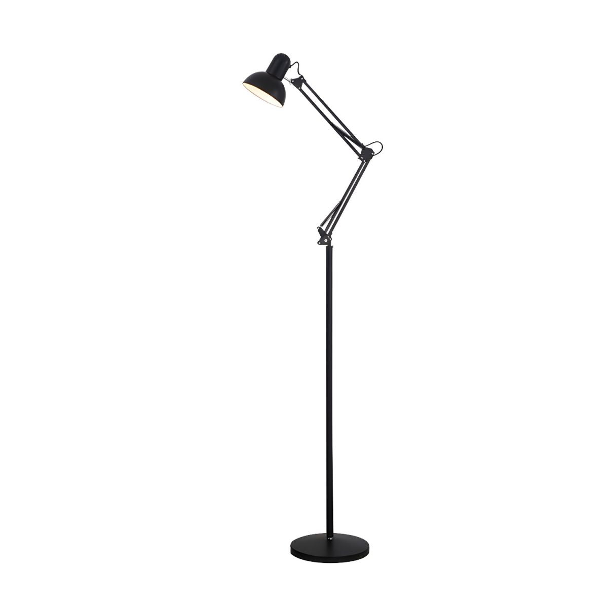 Floor Lamp Swing Arm Metal Task Lighting Modern Interior | Armovia