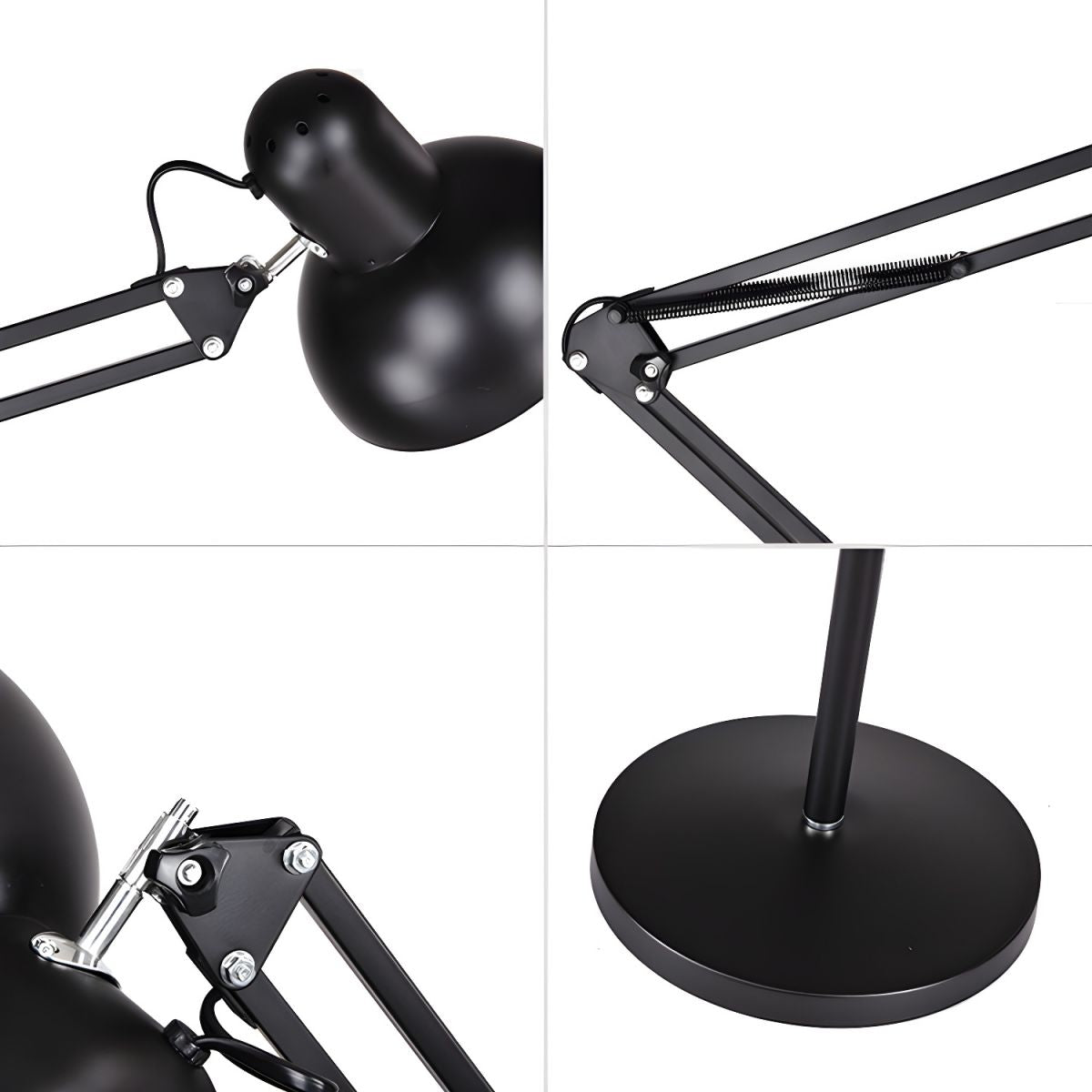 Floor Lamp Swing Arm Metal Task Lighting Modern Interior | Armovia