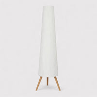 Floor Lamp Tripod Wood Adjustable Brightness Nordic Style | Nardivo