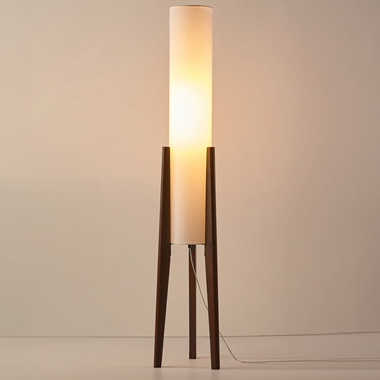 Floor Lamp Walnut Wood Scandinavian Style | Tolvia
