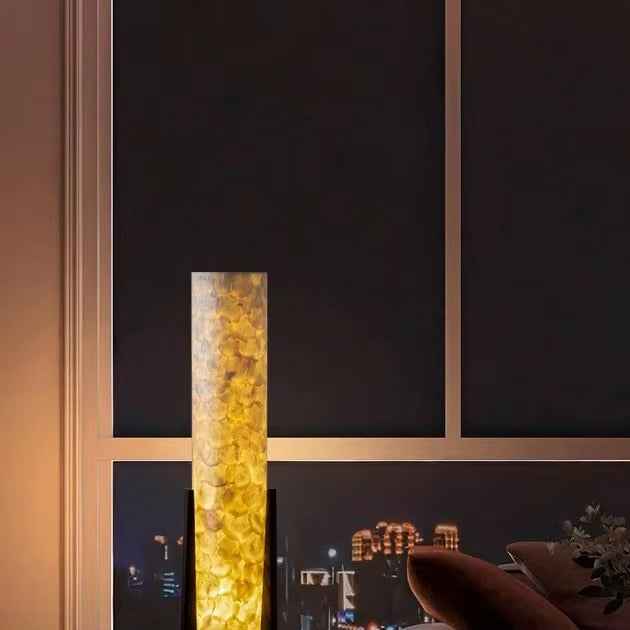 Floor Lamp Walnut Wood Scandinavian Zen Lighting | Wabiro