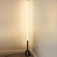 Floor Lamp with Linear Metal Frame Modern Style | Velinor