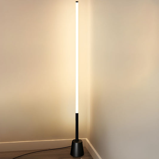 Floor Lamp with Linear Metal Frame Modern Style | Velinor