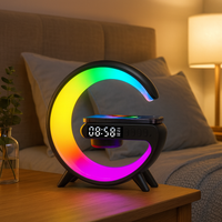 G Shape RGB Lamp Bluetooth Speaker Alarm | WakeGi