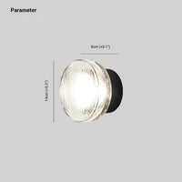 Glass Bubble Wall Light Outdoor Modern Design | Valenta