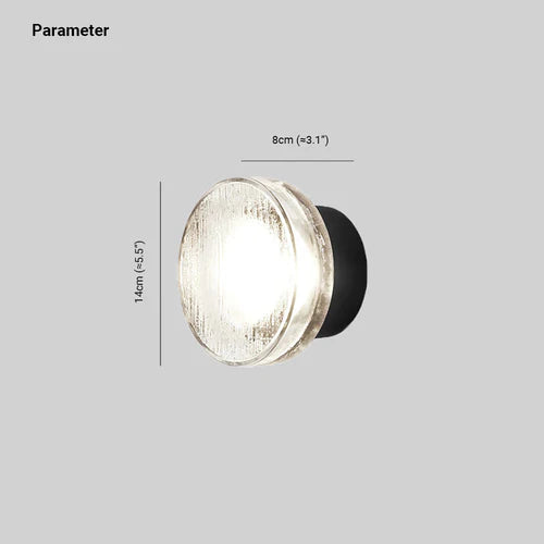 Glass Bubble Wall Light Outdoor Modern Design | Valenta