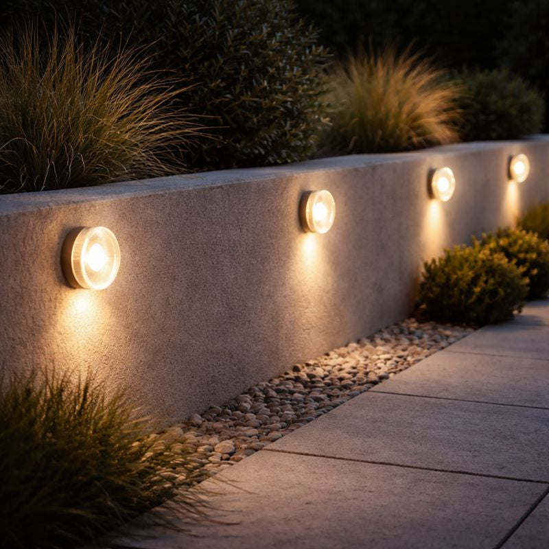 Glass Bubble Wall Light Outdoor Modern Design | Valenta