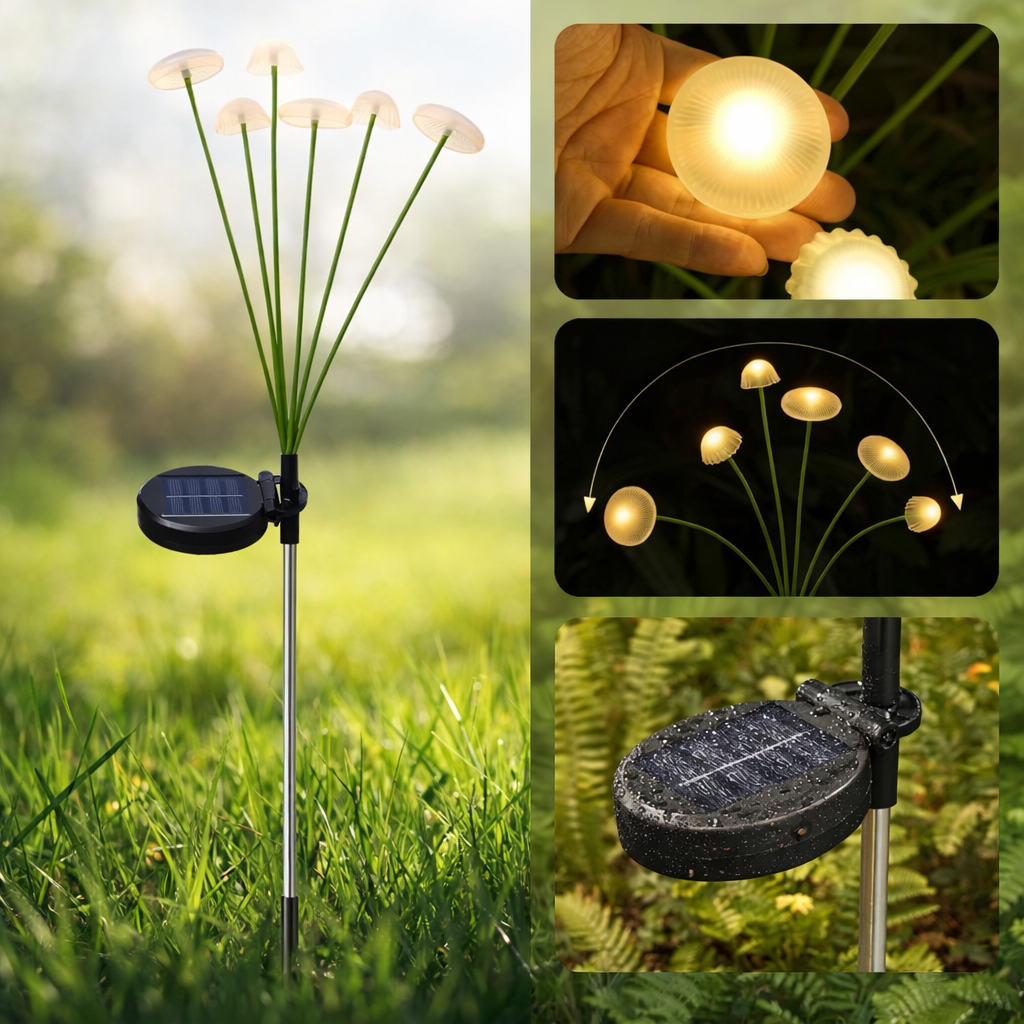 Ground Light Solar Mushroom LED for Garden | Lumivoa