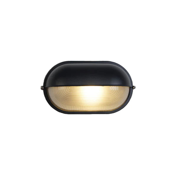 Industrial Metal Glass Wall Light Outdoor | Nautica