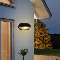 Industrial Metal Glass Wall Light Outdoor | Nautica