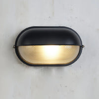 Industrial Metal Glass Wall Light Outdoor | Nautica