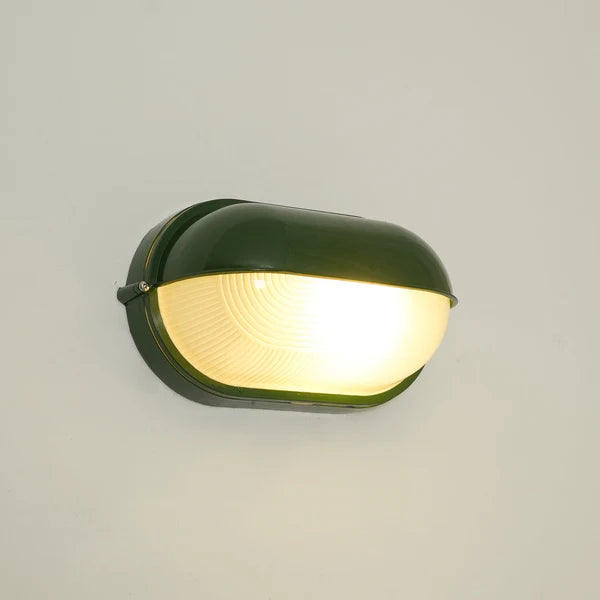 Industrial Metal Glass Wall Light Outdoor | Nautica