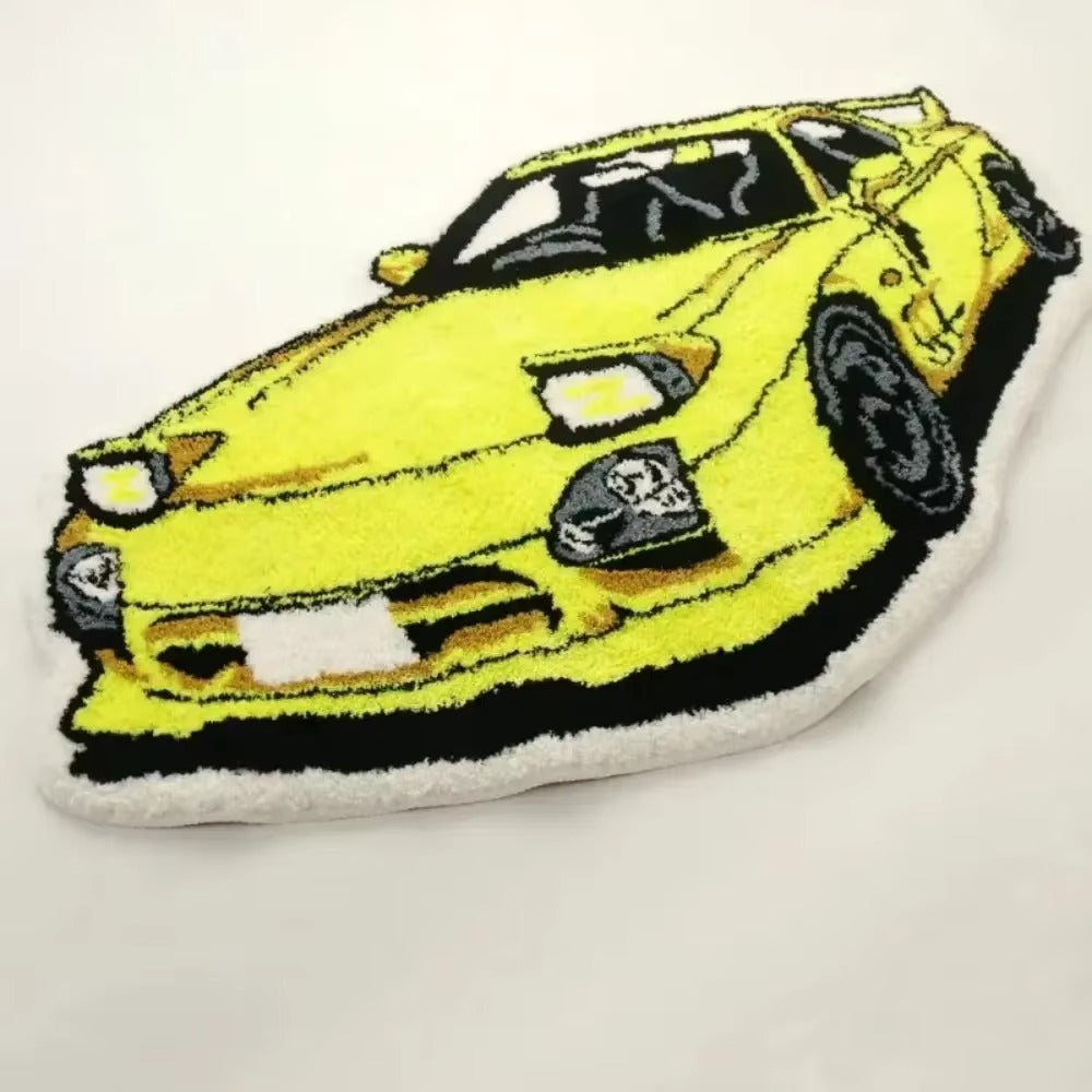 Kids Car Rug Wool Cartoon Playroom Decor | Mataro