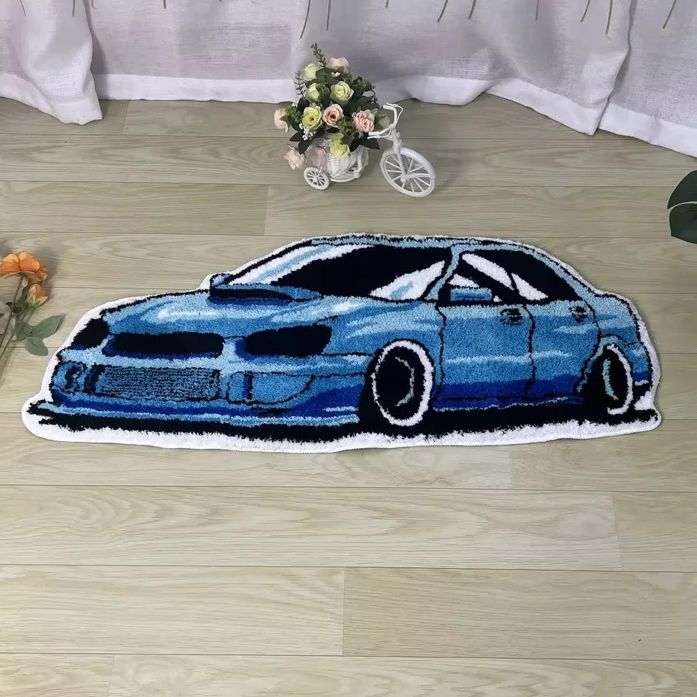 Kids Car Rug Wool Cartoon Playroom Decor | Mataro
