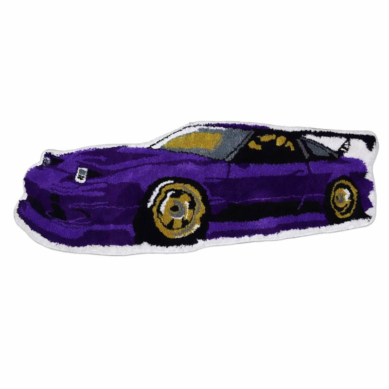 Kids Car Rug Wool Cartoon Playroom Decor | Mataro