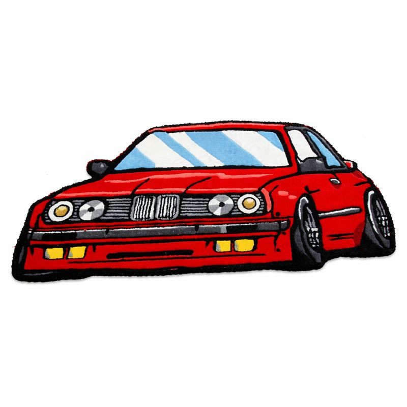 Kids Car Rug Wool Cartoon Playroom Decor | Mataro