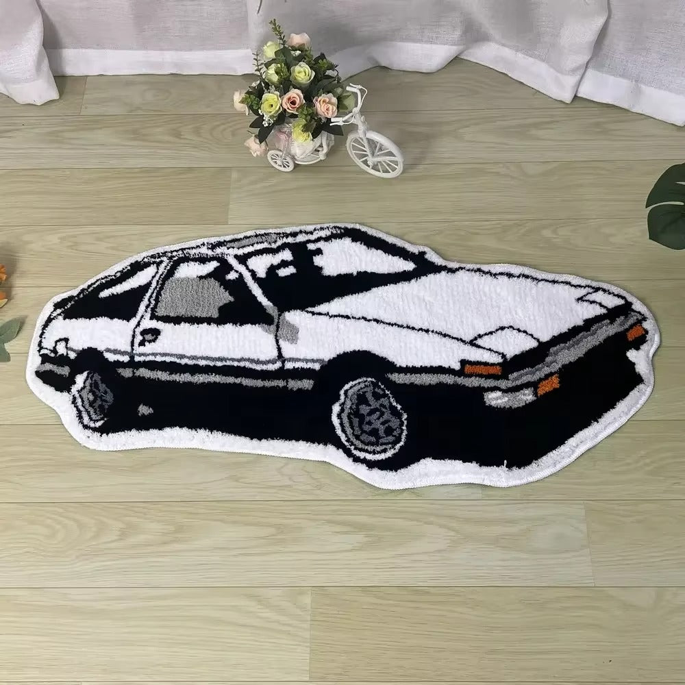 Kids Car Rug Wool Cartoon Playroom Decor | Mataro