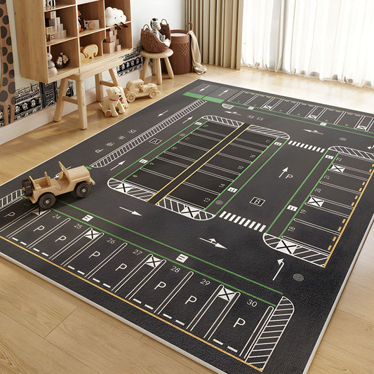 Kids Play Mat with Educational Design Polyester | Kivora