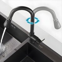 Kitchen Faucet Copper Swivel Spout Modern Design | Tapvora