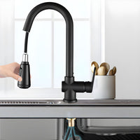 Kitchen Faucet Copper Swivel Spout Modern Design | Tapvora