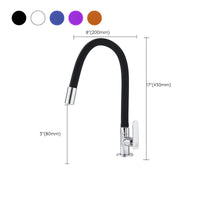 Kitchen Faucet High Arch Chrome Modern Design | Aquiver