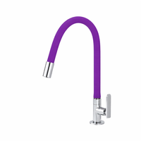 Kitchen Faucet High Arch Chrome Modern Design | Aquiver