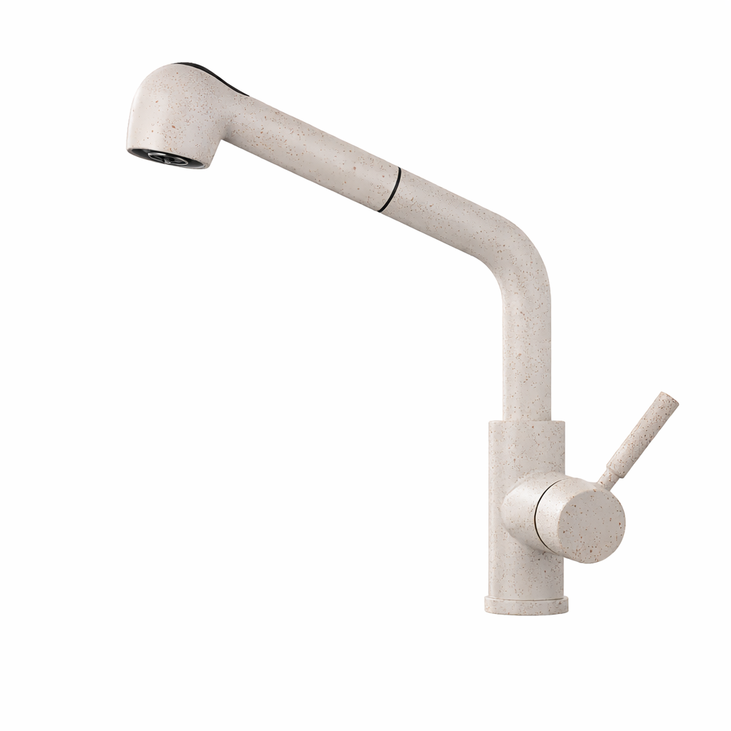 Kitchen Faucet Pull Spray High Arch Swivel Modern | Aquviro