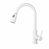 Kitchen Faucet Pull Spray High Arch Swivel Modern | Aquviro
