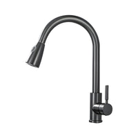Kitchen Faucet Pull Spray High Arch Swivel Modern | Aquviro