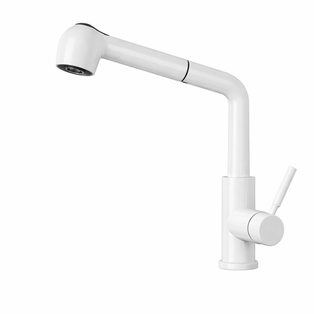 Kitchen Faucet Pull Spray High Arch Swivel Modern | Aquviro