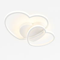 LED Ceiling Light for Girls Room Heart Shaped | Lumina