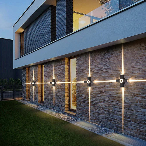 LED Cross Wall Light Outdoor Modern Design | Luxvion