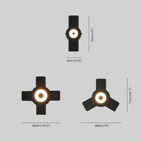 LED Cross Wall Light Outdoor Modern Design | Luxvion
