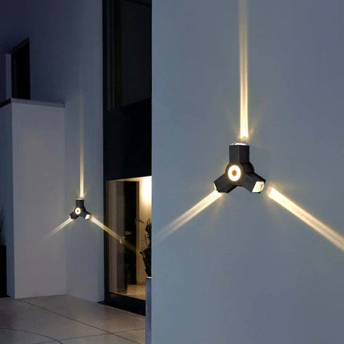 LED Cross Wall Light Outdoor Modern Design | Luxvion