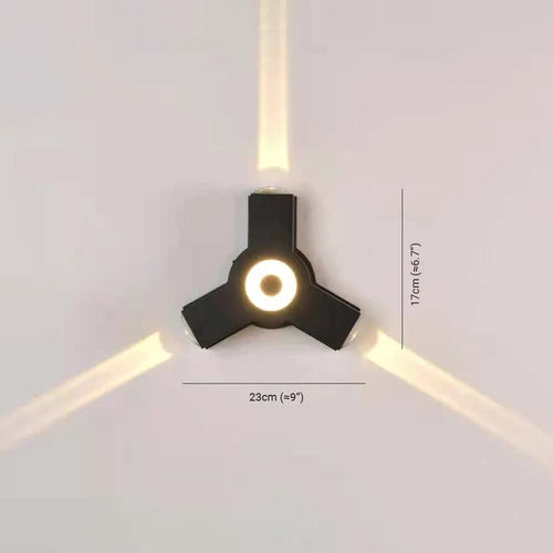 LED Cross Wall Light Outdoor Modern Design | Luxvion