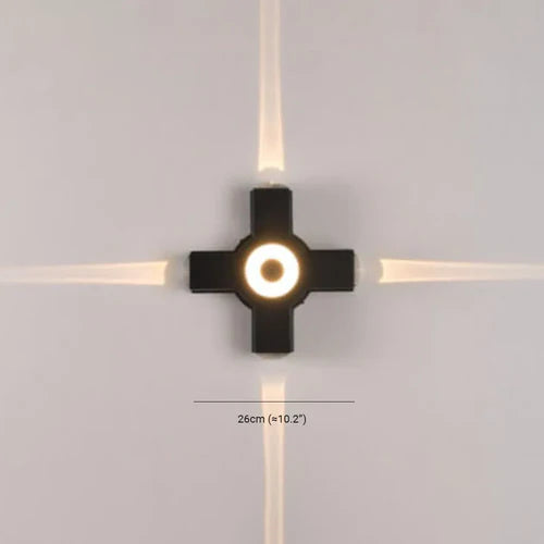 LED Cross Wall Light Outdoor Modern Design | Luxvion