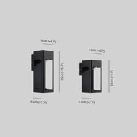 Metal LED Wall Light Outdoor Minimalist Design | Solitha
